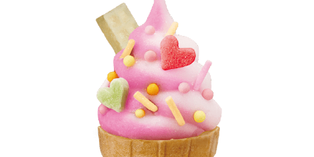 Kracie Popin' Cookin' Tanoshii Cakes, Vanilla & Strawberry Cream - 0.9 oz